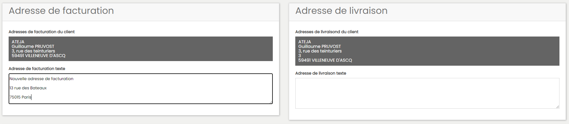 Adresse